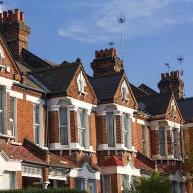 row of homes image